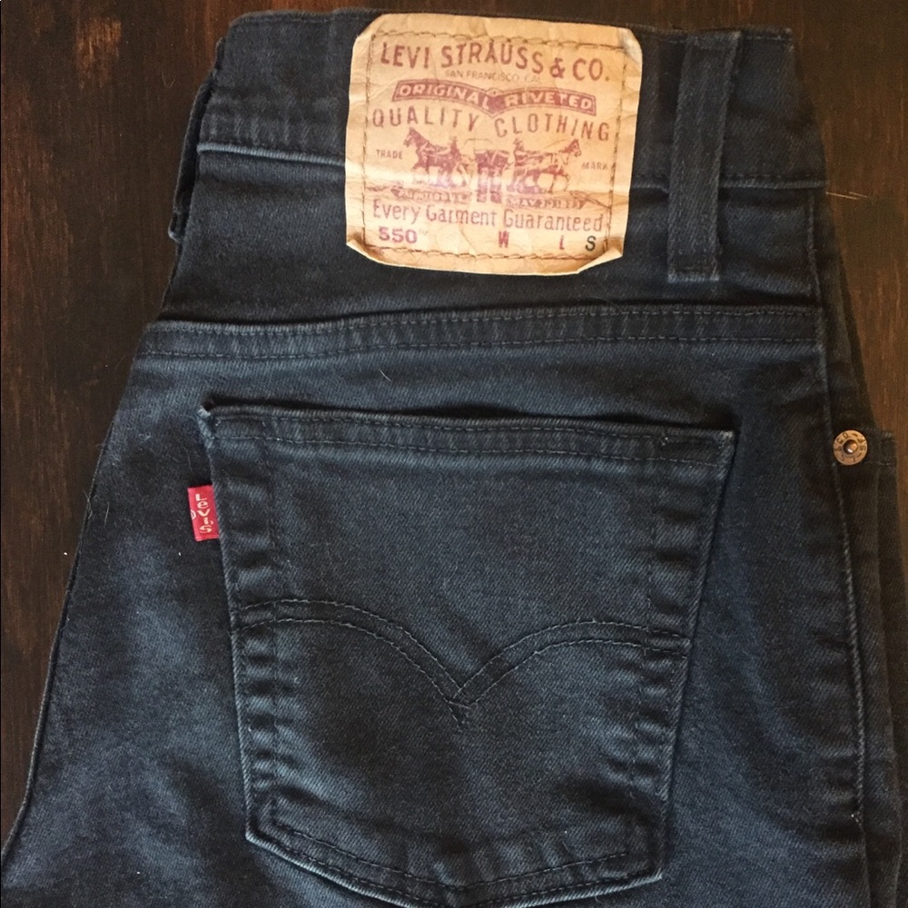 Vintage High Waisted Levi’s 550